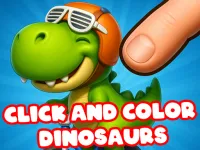 image bg Click And Colors Dinosaurs